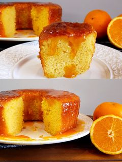 Foto de Bolo de Laranja com Calda